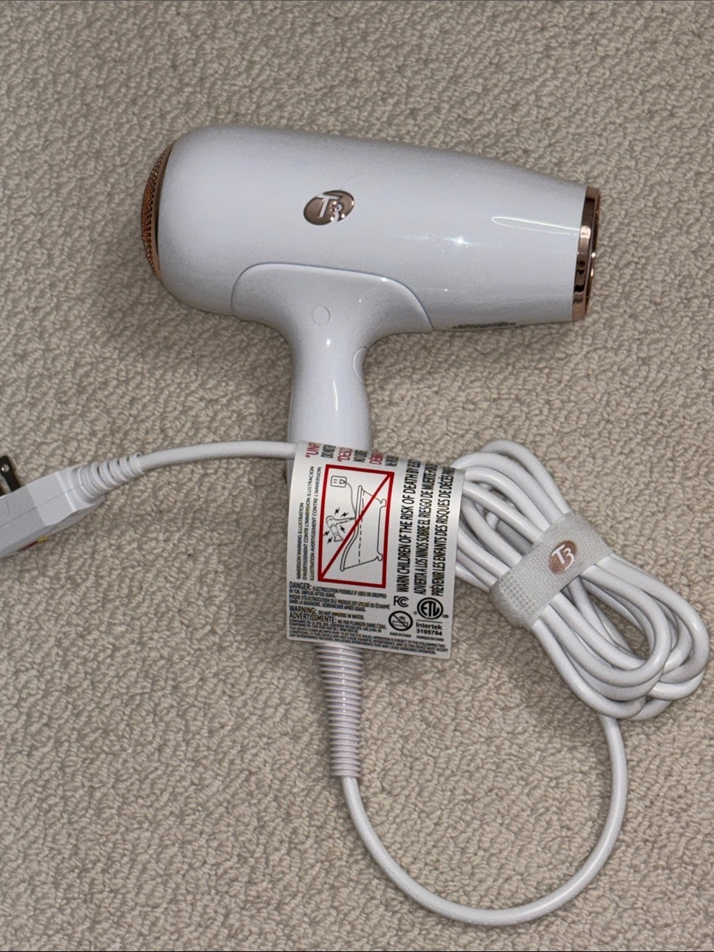T3 Rose Gold Professional Hair Dryer
